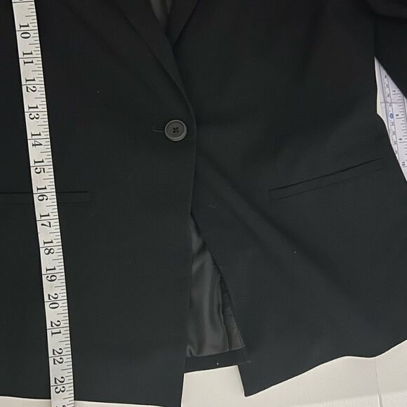 Loft Black Lined Single Button Blazer Size Small - Picture 9 of 10